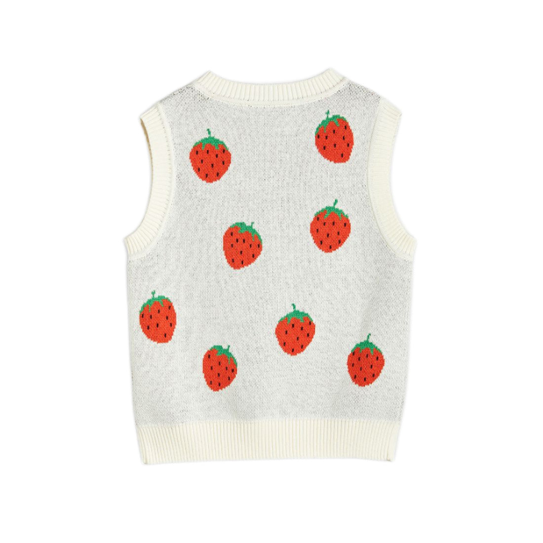 MINI RODINI Strawberries Slipover ALWAYS SHOW