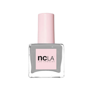 NCLA Do Not Disturb nail lacquer in a chic gray cream shade, 100% vegan and cruelty-free.