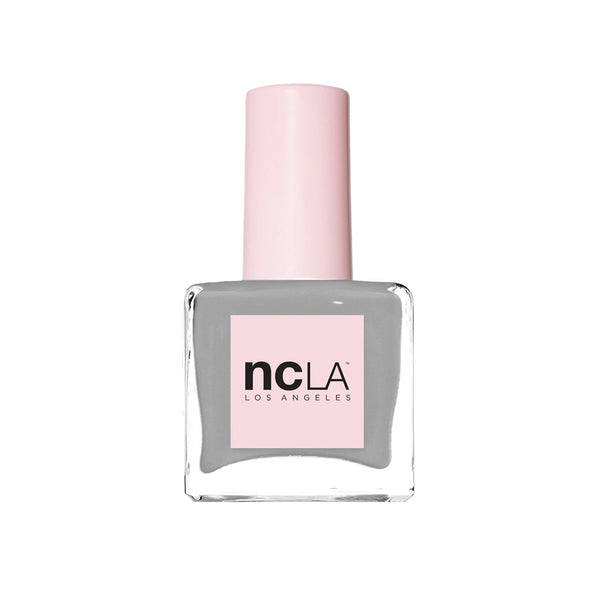 NCLA Do Not Disturb nail lacquer in a chic gray cream shade, 100% vegan and cruelty-free.