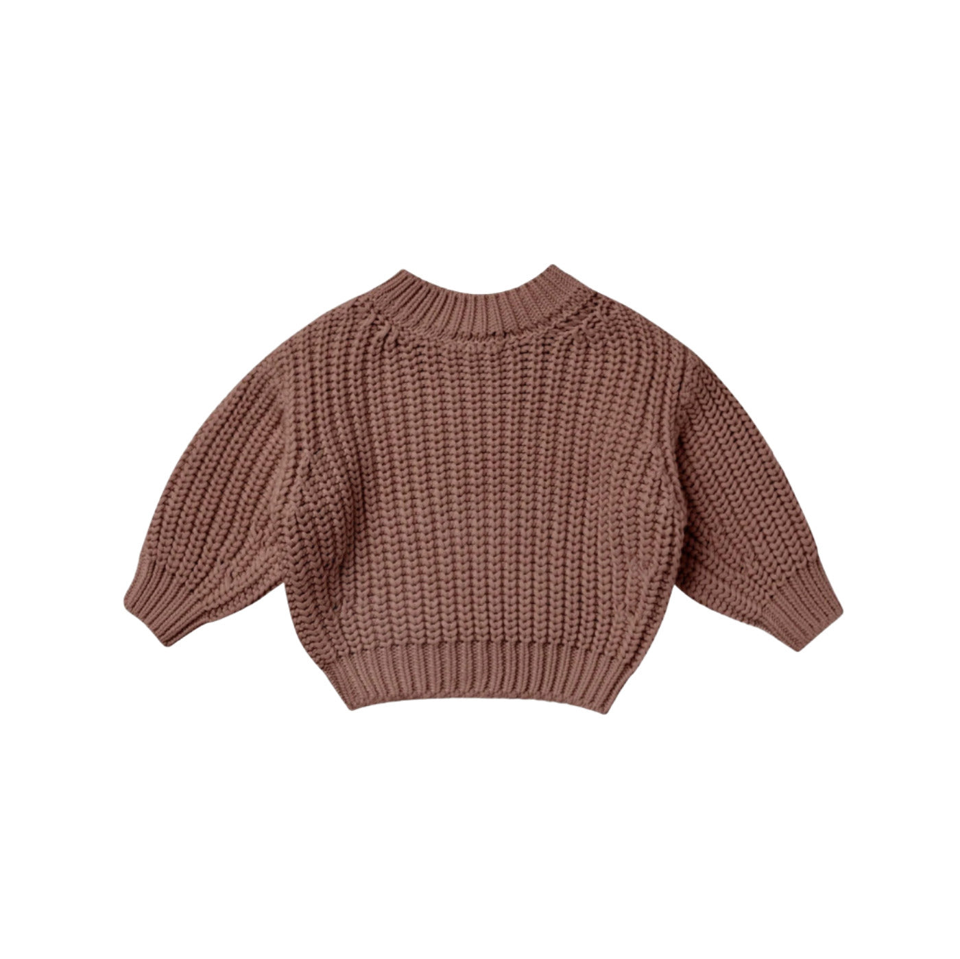 QUINCY MAE Chunky Knit Sweater Pecan ALWAYS SHOW