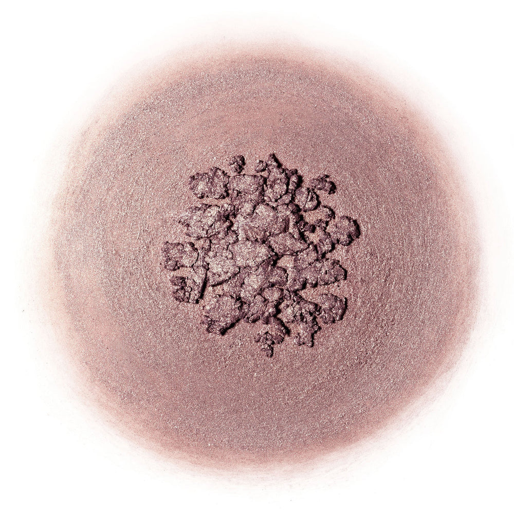 RITUEL DE FILLE Ash and Ember Eye Soot – Fauna, glimmering champagne with rose undertones in a small jar, vegan and artisanal texture.