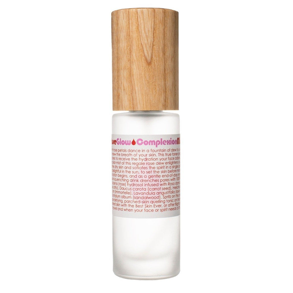 Living Libations Rose Glow Complexion Tonic rose hydrosol facial mist. 30ml