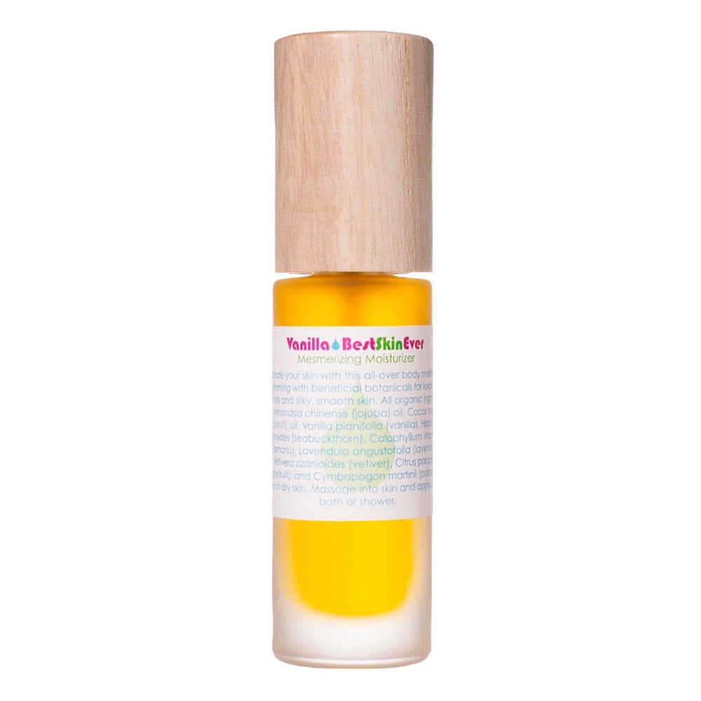 Living Libations Vanilla Best Skin Ever body oil with raw vanilla infusion. 30ml